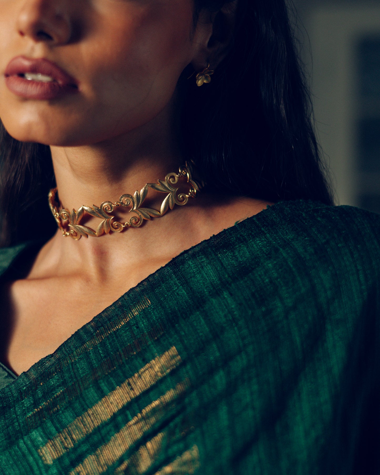 Green Pure Matka Silk Jamdani Handloom Saree