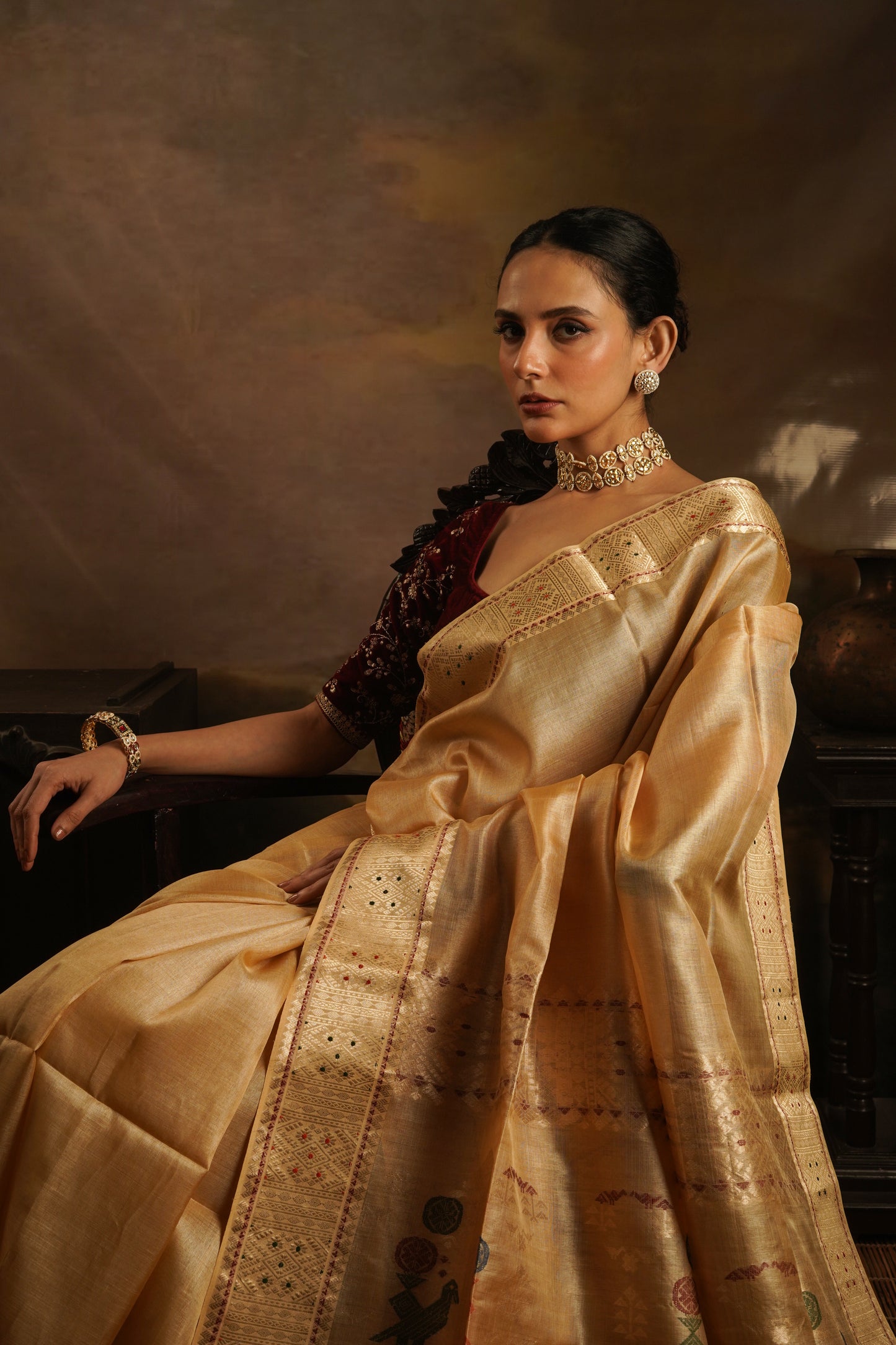 Pure Tussar Handloom Saree