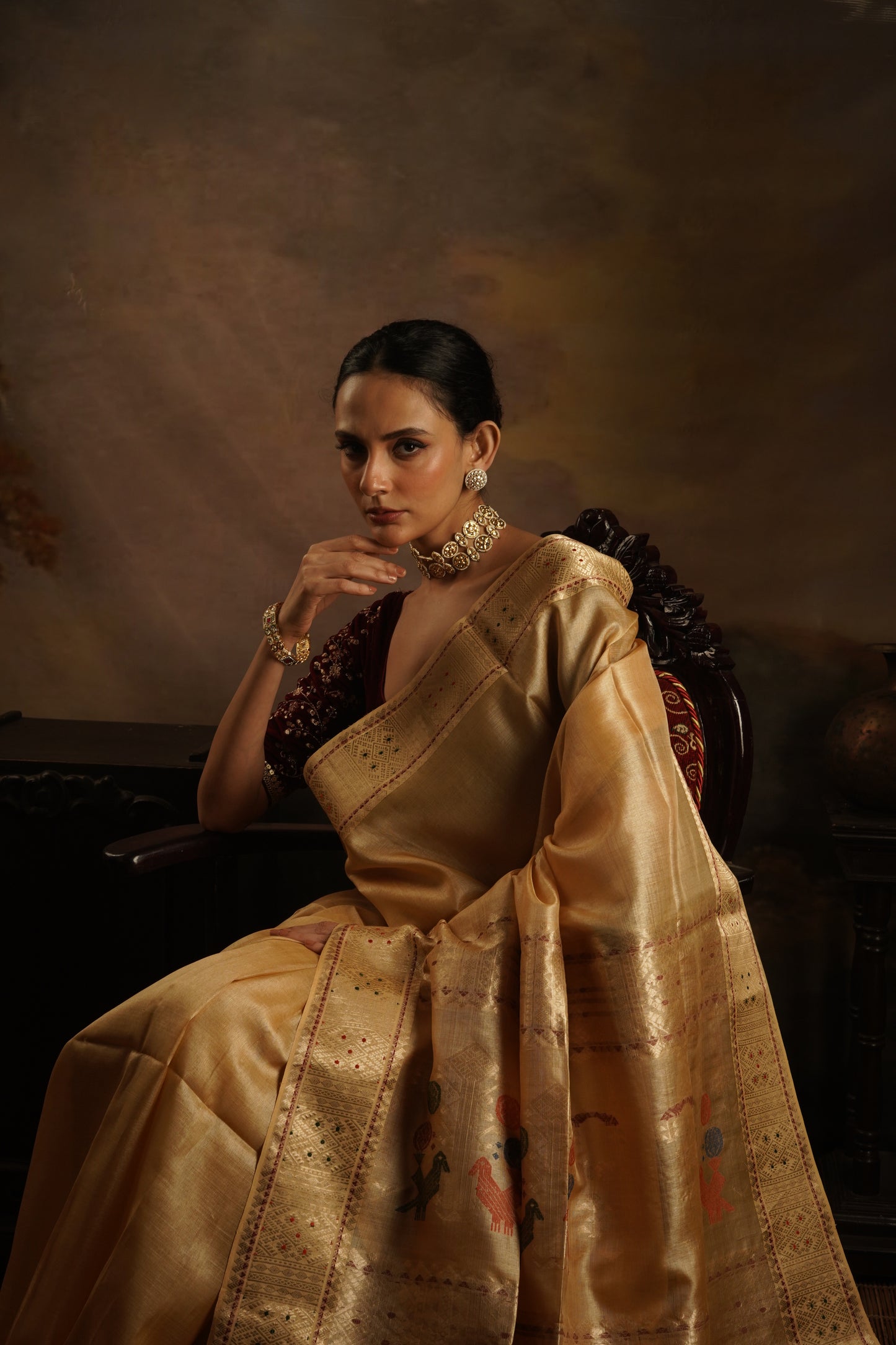 Pure Tussar Handloom Saree